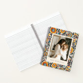 Bold Folk Floral Best Mom Ever Photo Mother's Day Notitieboek (Binnen)