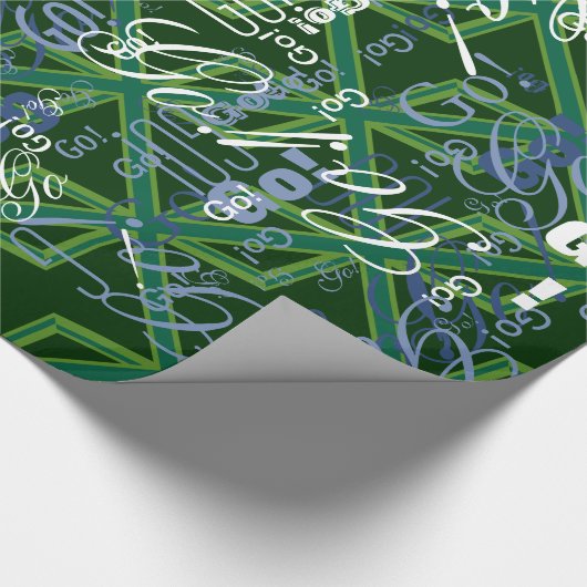 Bold Forest Green Union Jack Cadeaupapier (Hoek)