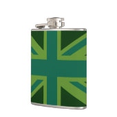 Bold Forest Green Union Jack Heupfles (Links)