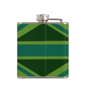 Bold Forest Green Union Jack Heupfles (Achterkant)