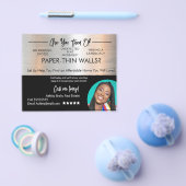 Bold & Funky metal Vastgoed Huurders Briefkaarten Flyer (Enkel)