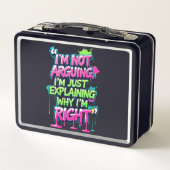Bold Funny Quote Neon Graffiti Design (Achterkant)