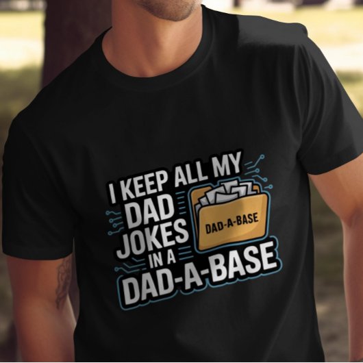 Bold Funny Tech Dad Joke Vaderdag T-shirt