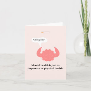 Bold Geestelijke Gezondheid wees aardig voor je Kaart