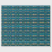 Bold Geometric Aztec Tribal Pattern Wrapping Paper Cadeaupapier (Vlak)