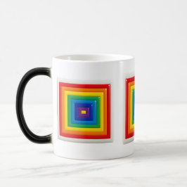 Bold Geometric Color Block Magische Mok