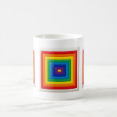 Bold Geometric Color Block Magische Mok (Center)