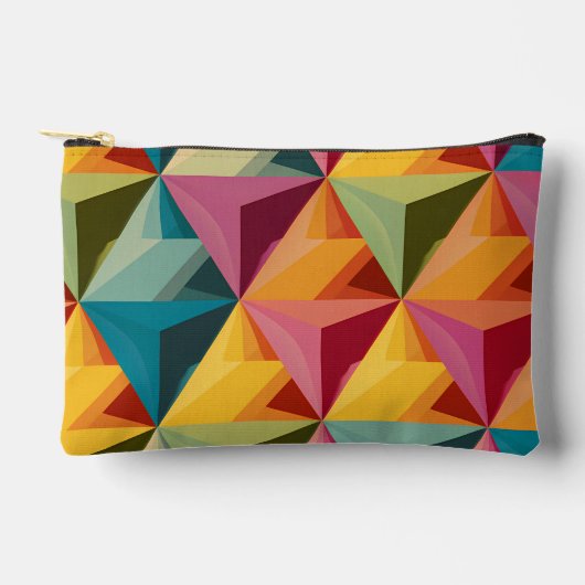 Bold Geometric Triangle Pattern  Etui (Voorkant)