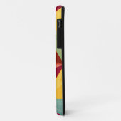 Bold Geometric Triangle Pattern IPhone Case (Achterkant/links)