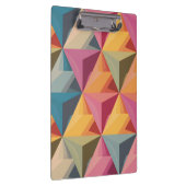 Bold Geometric Triangle Pattern  Klembord (Rechts)