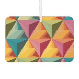 Bold Geometric Triangle Pattern  Luchtverfrisser