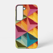 Bold Geometric Triangle Pattern Samsung Galaxy Hoesje (Achterkant)
