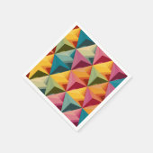 Bold Geometric Triangle Pattern  Servet (Hoek)
