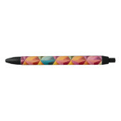 Bold Geometric Triangle Pattern  Zwarte Inkt Pen (Voorkant)