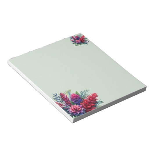 Bold Ginger Plant Botanisch Notitieblok (Schuin)