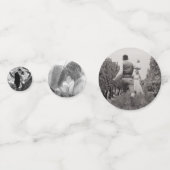 Bold Ginkgo laat aangepaste foto achter Confetti (Voorkanten)