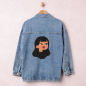 Bold Girl Denim Jacket – Street Style Statement (Hangar)