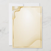 Bold Gold afstuderen stijlvolle start Kaart (Achterkant)