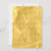 Bold Gold Foil Surprise 30e verjaardagsfeestje Uit Kaart (Achterkant)