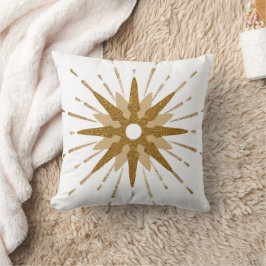 Bold Gold Starburst Kussen