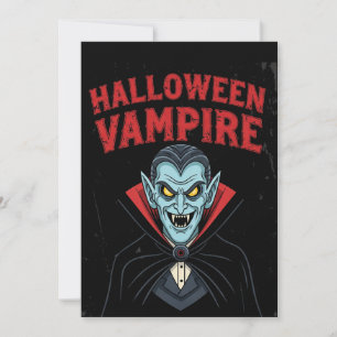 Bold Gothic Halloween uitnodiging