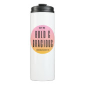 Bold & Gracious Lemonade Tumbler Thermosbeker (Voorkant)