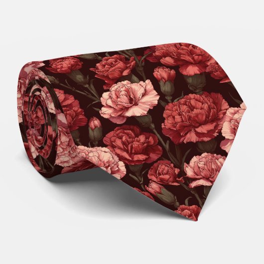 Bold Graduation Gifts For Him Carnation Flower Stropdas (Opgerold)