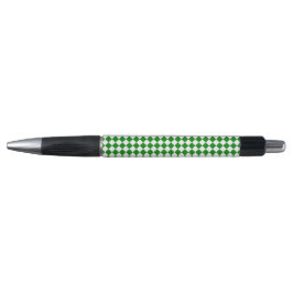 Bold Green and White Chevron Pattern Classic Emmy Pen