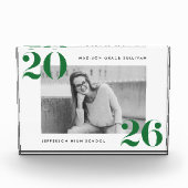 Bold Green Class van het Afstuderen 2025 Fotoblokken (Voorkant)