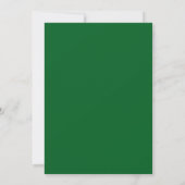 Bold Green speelse handgeschreven afstudeerfeest Kaart (Achterkant)