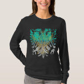 Bold Griffin Turquoise Gold op Black Carpe Diem T-shirt (Voorkant)