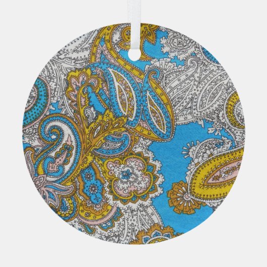 Bold Grungy Islamitisch Psychedelisch Ornament (Achterkant)