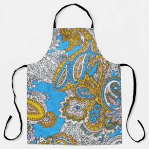 Bold Grungy Islamitisch Psychedelisch Ornament Schort