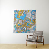 Bold Grungy Islamitisch Psychedelisch Ornament Wandkleed (In Situ (horizontaal))