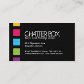 Bold Hair Salon Visitekaartje (Achterkant)