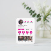 Bold Hair Stylist Social Media Layout Visitekaartje (Staand voorkant)