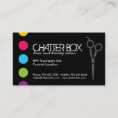 Bold Hair Stylist Visitekaartje (Achterkant)