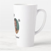 Bold Happy 50th Birthday Photo Latte Mok (Rechts)