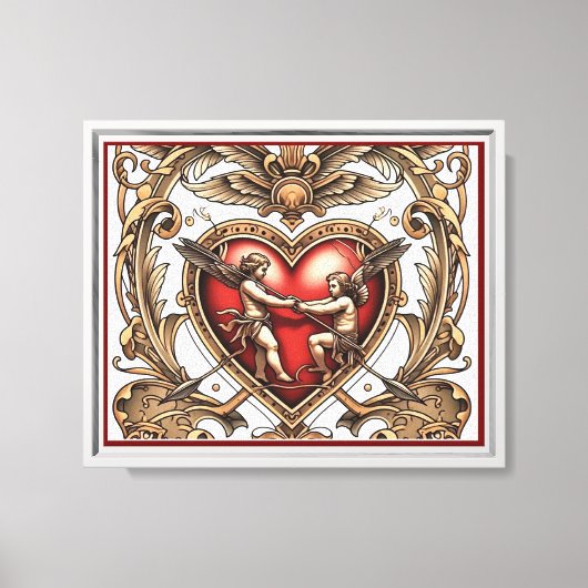 "Bold Hart Schot" Canvas Afdruk (Voorkant)