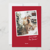 Bold Have Yourself A Merry Little Christmas Foto Feestdagenkaart (Achterkant)