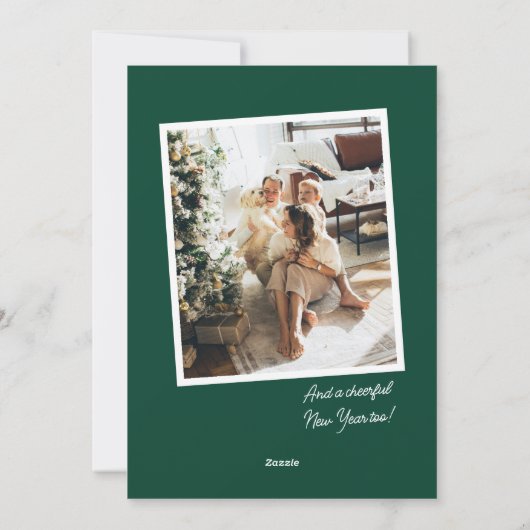 Bold Have Yourself A Merry Little Christmas Foto Feestdagenkaart (Achterkant)