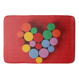 Bold Heart Badmat - Pluche Design