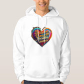 "Bold Hearts Collide" Hoodie (Voorkant)