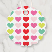 BOLD heldere kleurrijke MODERNE kerstvakantie Bedankjes Labels (Achterkant)