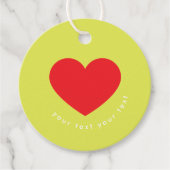 BOLD heldere kleurrijke MODERNE kerstvakantie Bedankjes Labels (Voorkant)