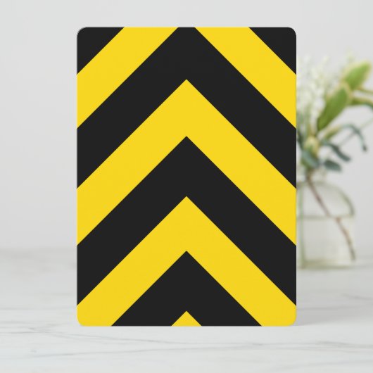 Bold Highway Traffic Bumble Bee Chevrons (Staand voorkant)