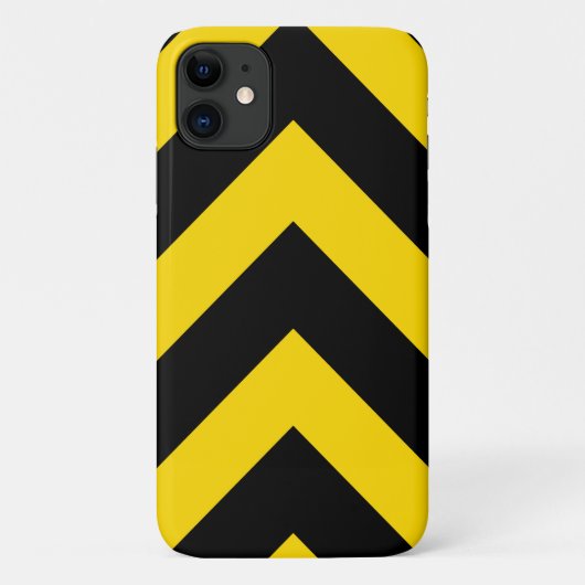 Bold Highway Traffic Bumble Bee Chevrons Case-Mate iPhone Case (Achterkant)