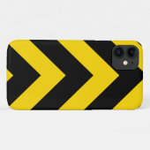 Bold Highway Traffic Bumble Bee Chevrons Case-Mate iPhone Case (Achterkant (horizontaal))