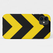 Bold Highway Traffic Bumble Bee Chevrons Case-Mate iPhone Case (Achterkant (horizontaal))