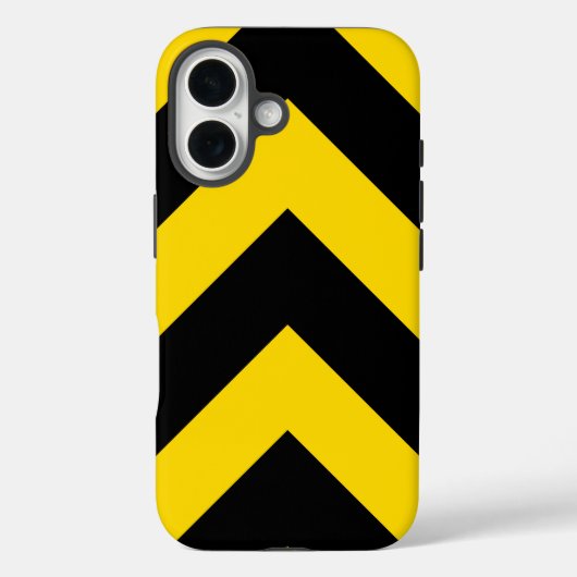 Bold Highway Traffic Bumble Bee Chevrons Case-Mate iPhone Case (Achterkant)